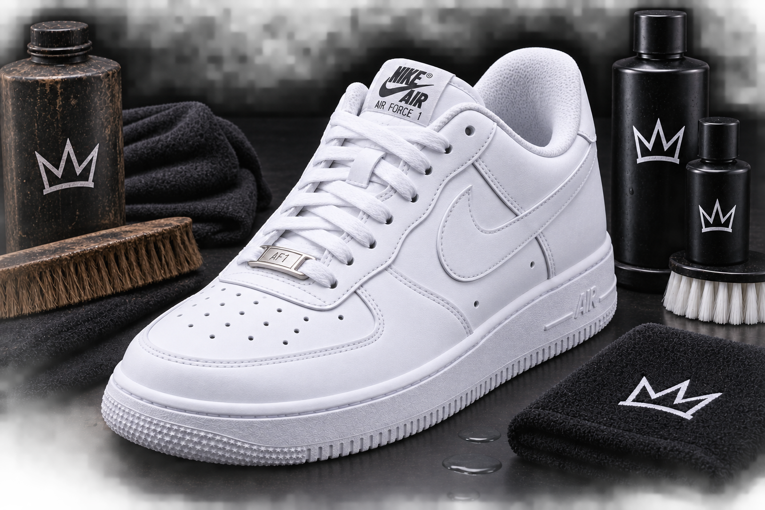 Clean restored Nike Air Force 1